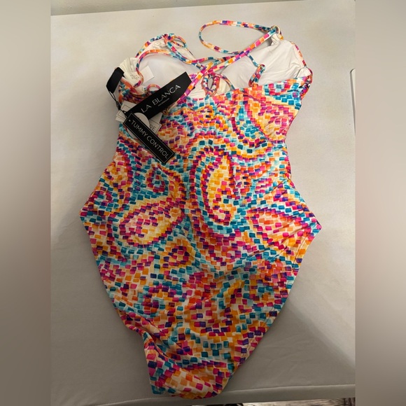 NWT La Blanca one piece Size 10 - Picture 2 of 2